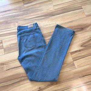 Levi’s 505 Straight Leg Jeans Light Wash Blue Denim Waist 31